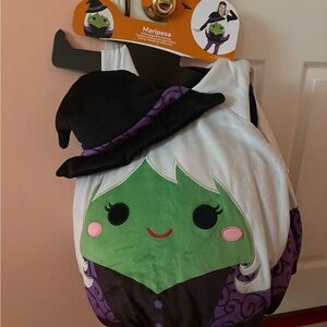 Mariposa Kids Witch Costume - Green, Black, and Purple Squishmallow